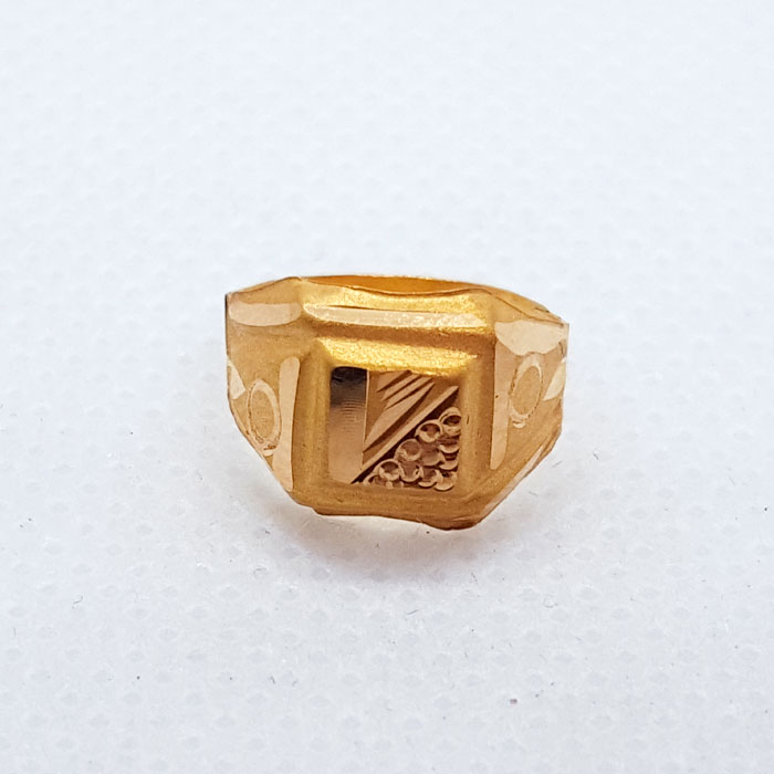 Square Babies Gold Rings BR022 | Pure Gold Jeweller
