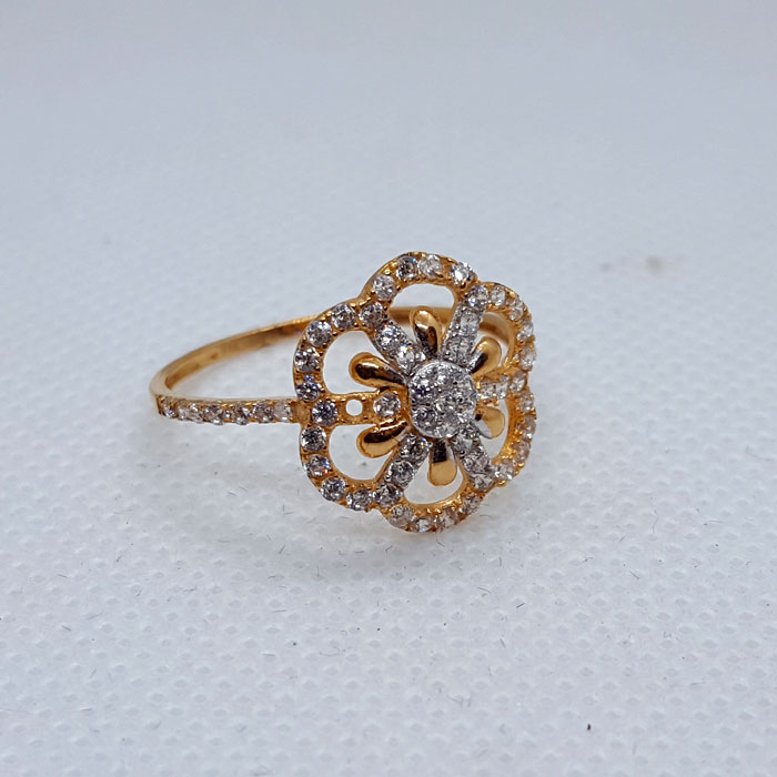 Stylish Turkish Design Ladies Rings Bridal LR0043 | Pure Gold Jeweller