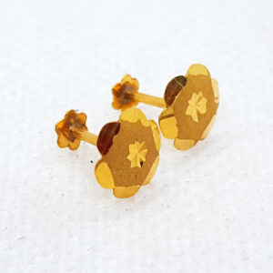 Round Flower Ladies Gold Tops TP0179