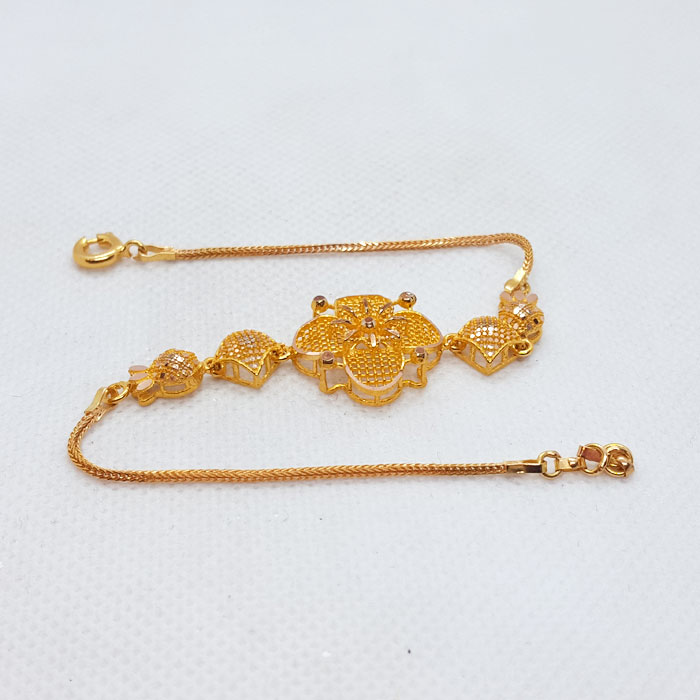 Latest Stylish Gold Bracelet for Ladies LB02 | Pure Gold Jeweller