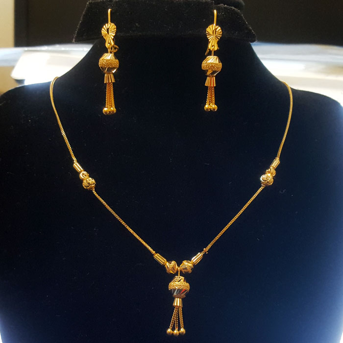 Latest New Design Gold Mala Set MS0007 | Pure Gold Jeweller
