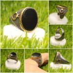 Turkish Cubical Zircon Italian Silver Ring for Men IR007