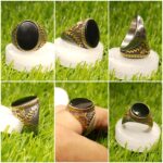 Turkish Cubical Zircon Italian Silver Ring for Men IR002