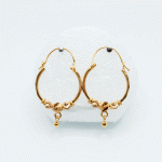 Latest Gold Baliyan With Drop For Ladies LR000190