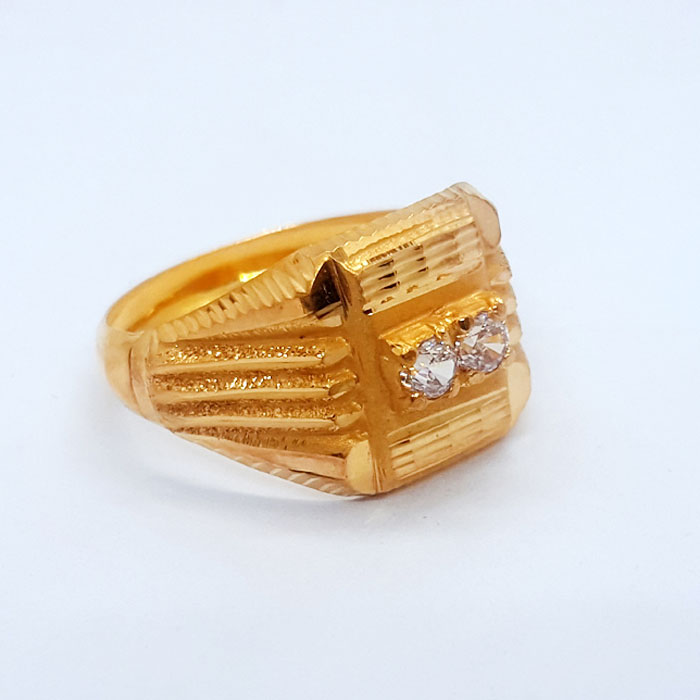 New Gold Ring For Mens GR017 | Pure Gold Jeweller
