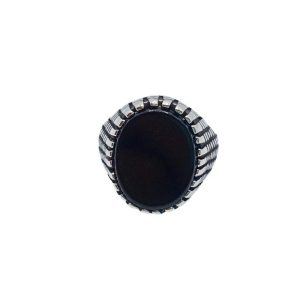 Black Stone Italian Ring For Men IR0052