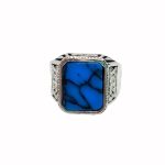 Blue Stone Italian Ring For Men IR0055