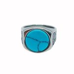 Latest Feroza Stone Italian Ring For Men IR0062