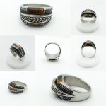 Latest New Design Italian Silver Ring for Men IR0028