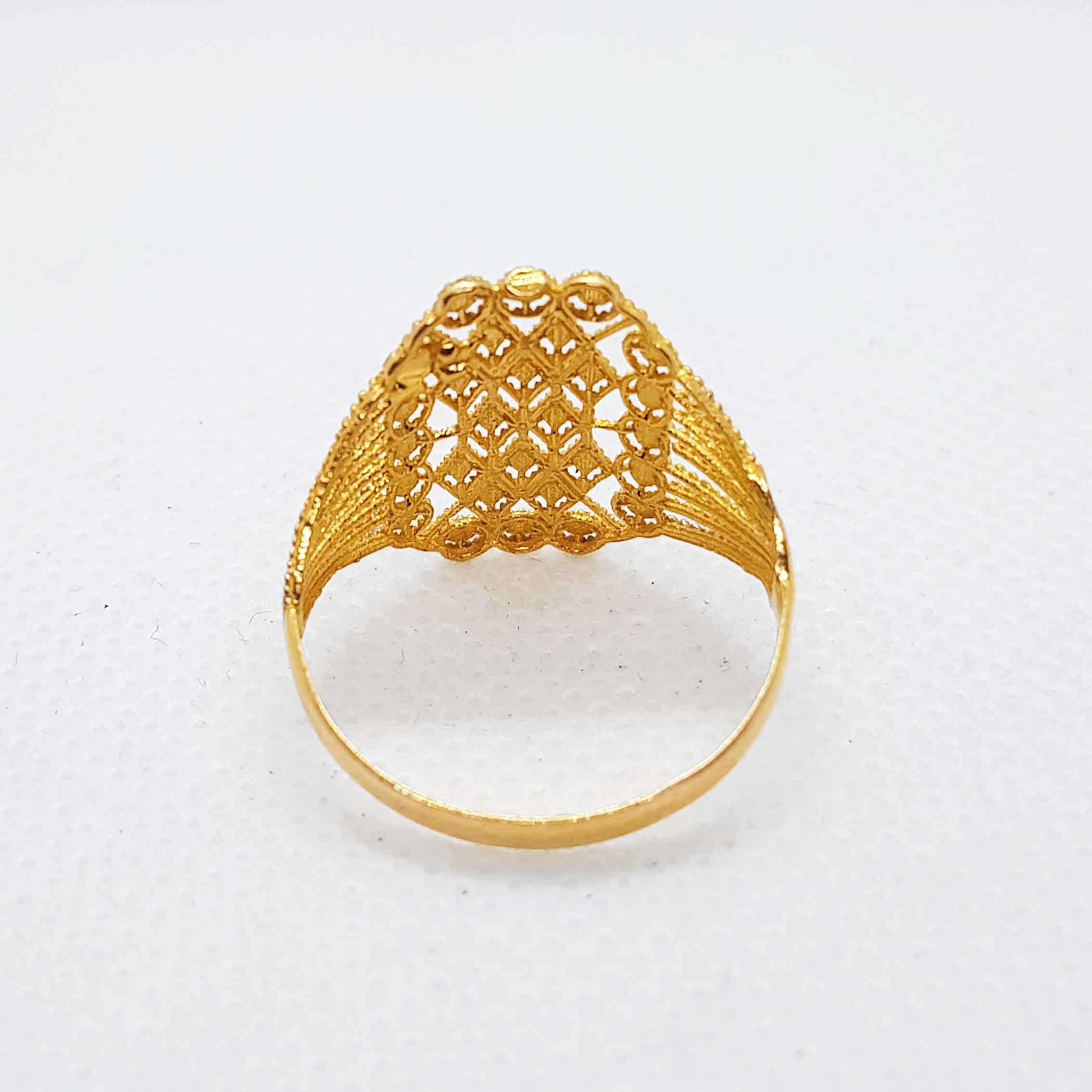 Latest Gold Ring For Ladies without Stone RJ-LR0030 | Pure Gold Jeweller