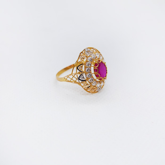 Birthstone Ring in 14K Yellow Gold | Audry Rose